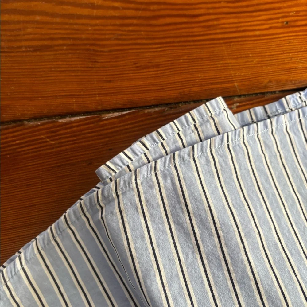 J. Crew Elena shirt-dress in striped cotton poplin (shortened) - Picture 6 of 9